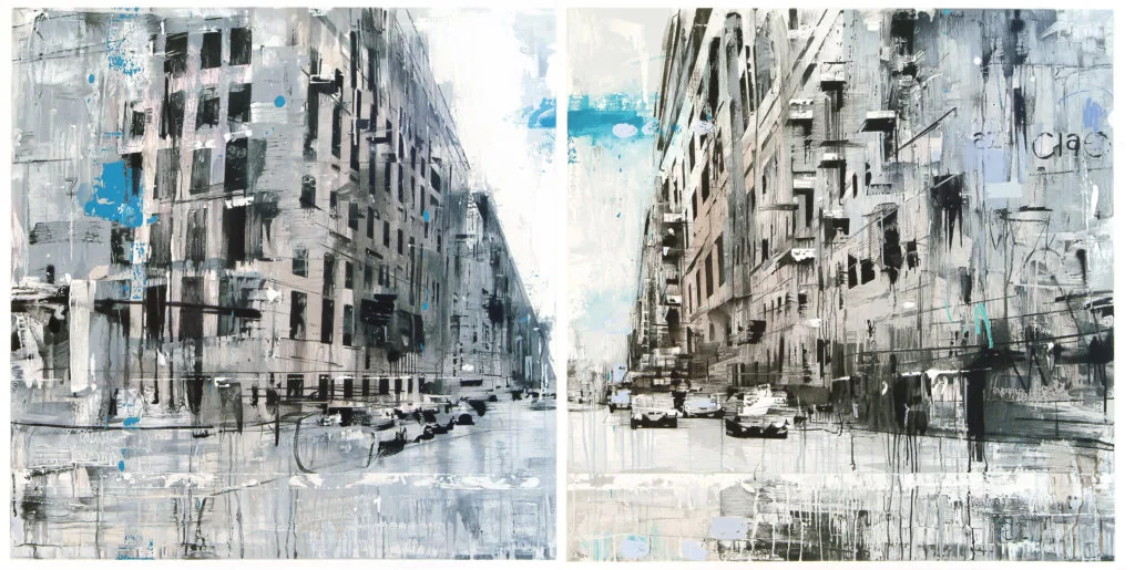 Daniele Cestari - Milano celeste dittico